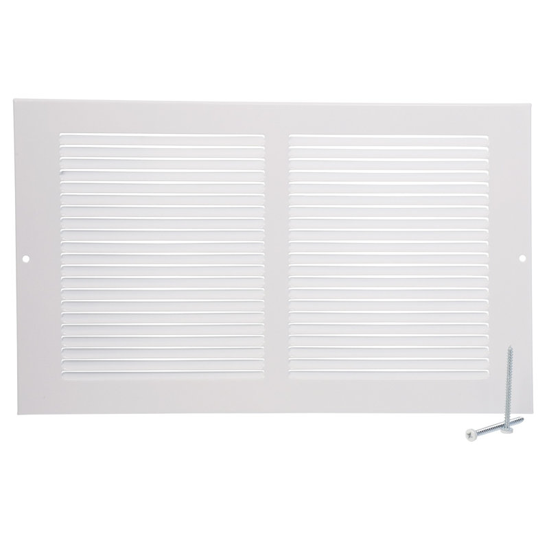 Imperial White Steel Baseboard Vent Cover Wayfair